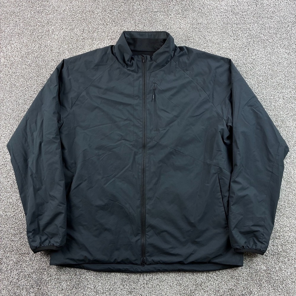 Snow Peak 2L Octa Jacket Mens XL Black Japan Fabric Outdoor Zip Light Insulated